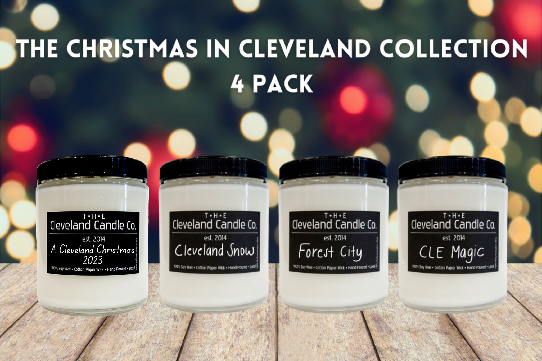 Wine Lovers - 4 Pack - Cleveland Candle Company