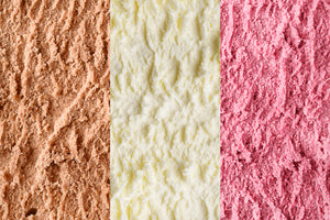 Neapolitan Ice Cream - Paper Sample Swatch